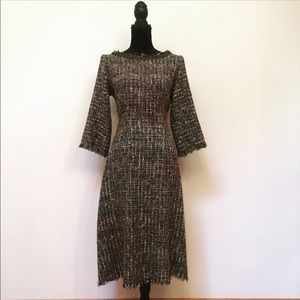 Wool dress handmade